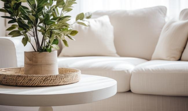 a potted plant on a table